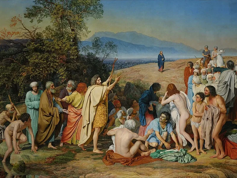 1806-Aleksandr Andreevič Ivanov - L'apparizione di Cristo al popolo - Galleria Tret'jakov